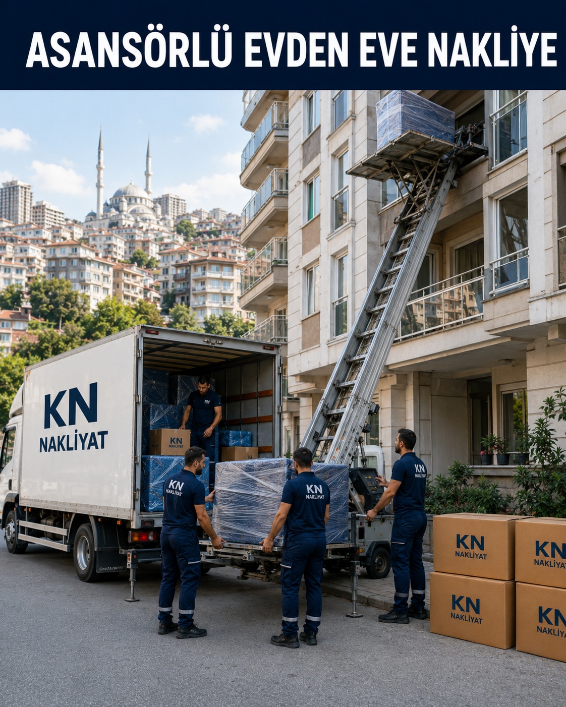 Asansörlü evden eve nakliye